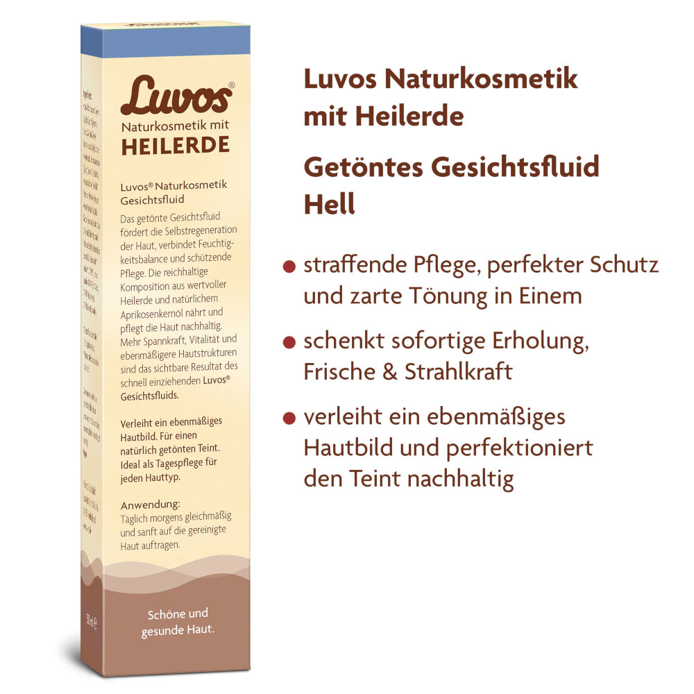 Luvos HEILERDE Getöntes Gesichtsfluid  50 ml Emulsion