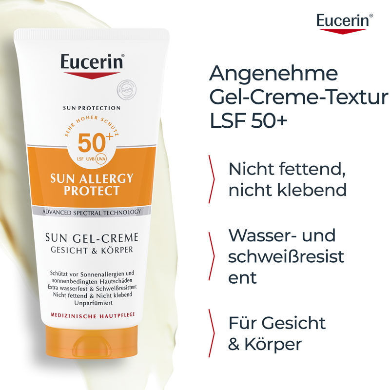 Eucerin SUN ALLERGY PROTECT SUN GEL-CREME LSF50+  200 ml Gel