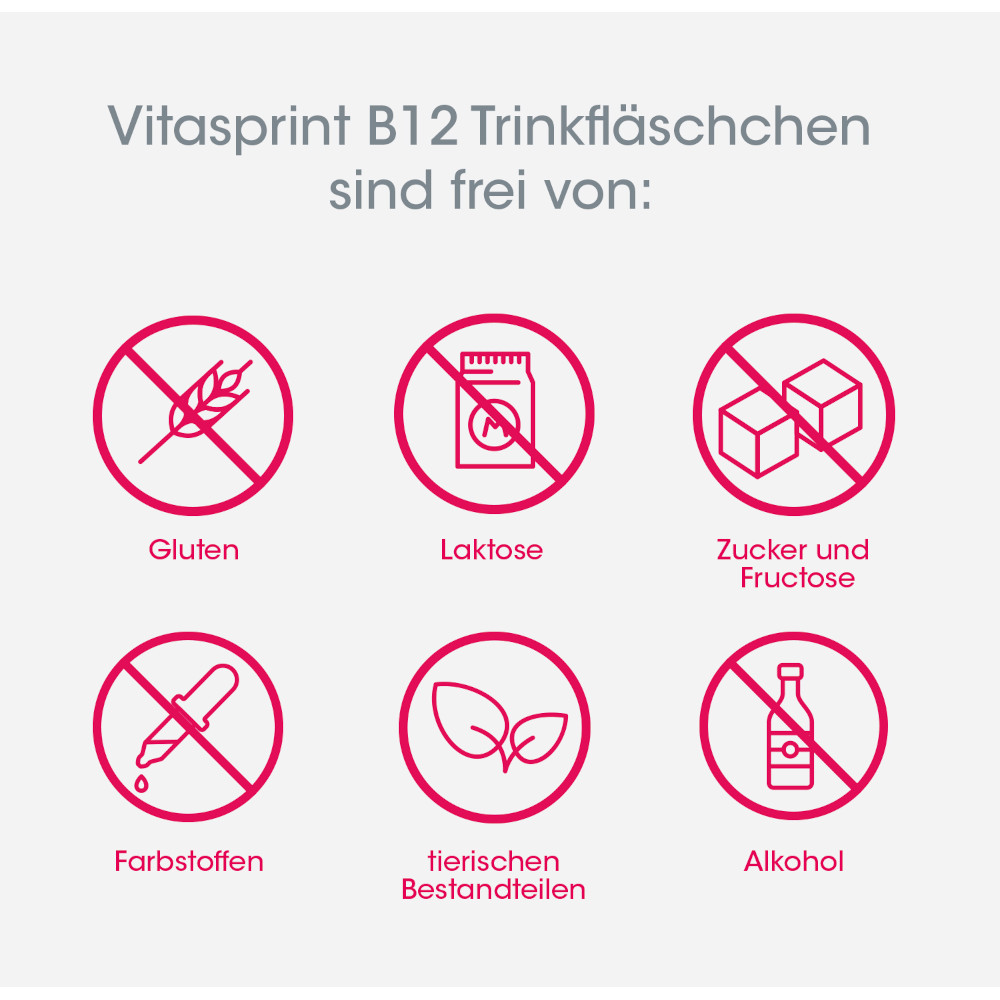 vitasprint B12 Trinkfläschchen  30 St Trinkampullen