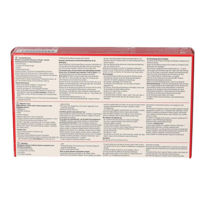 ThermaCare WÄRMEAUFLAGEN FÜR GRÖßERE SCHMERZBEREICHE 2 St