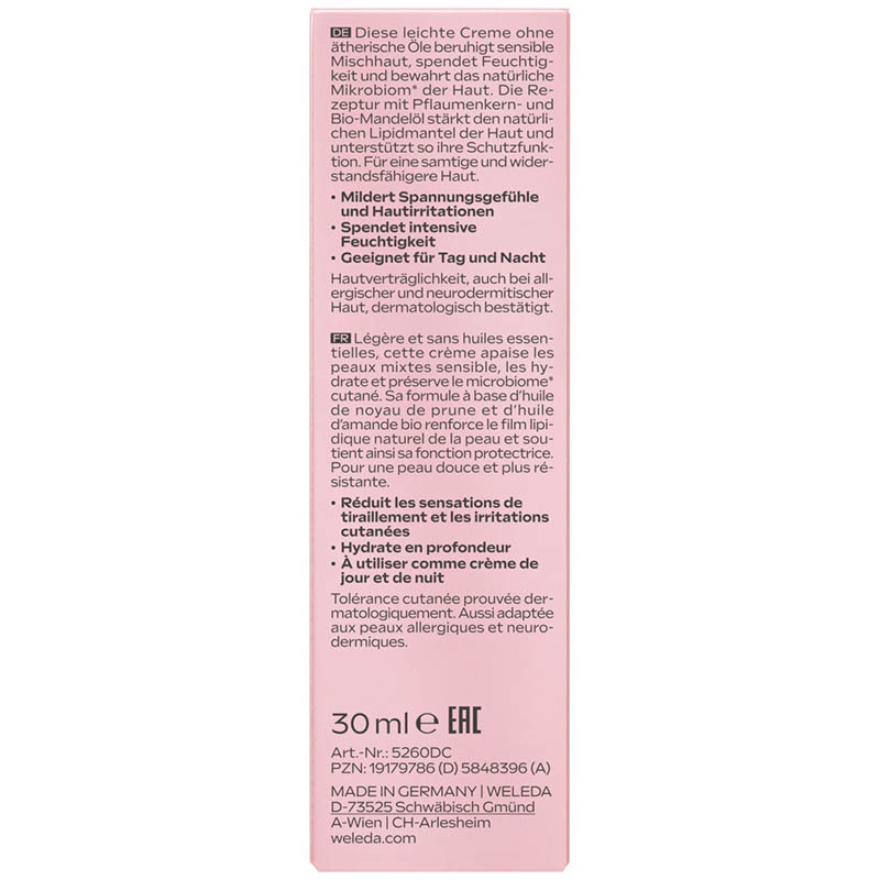 WELEDA Sensitiv Feuchtigkeitscreme Leicht Mandel 30 ml Creme