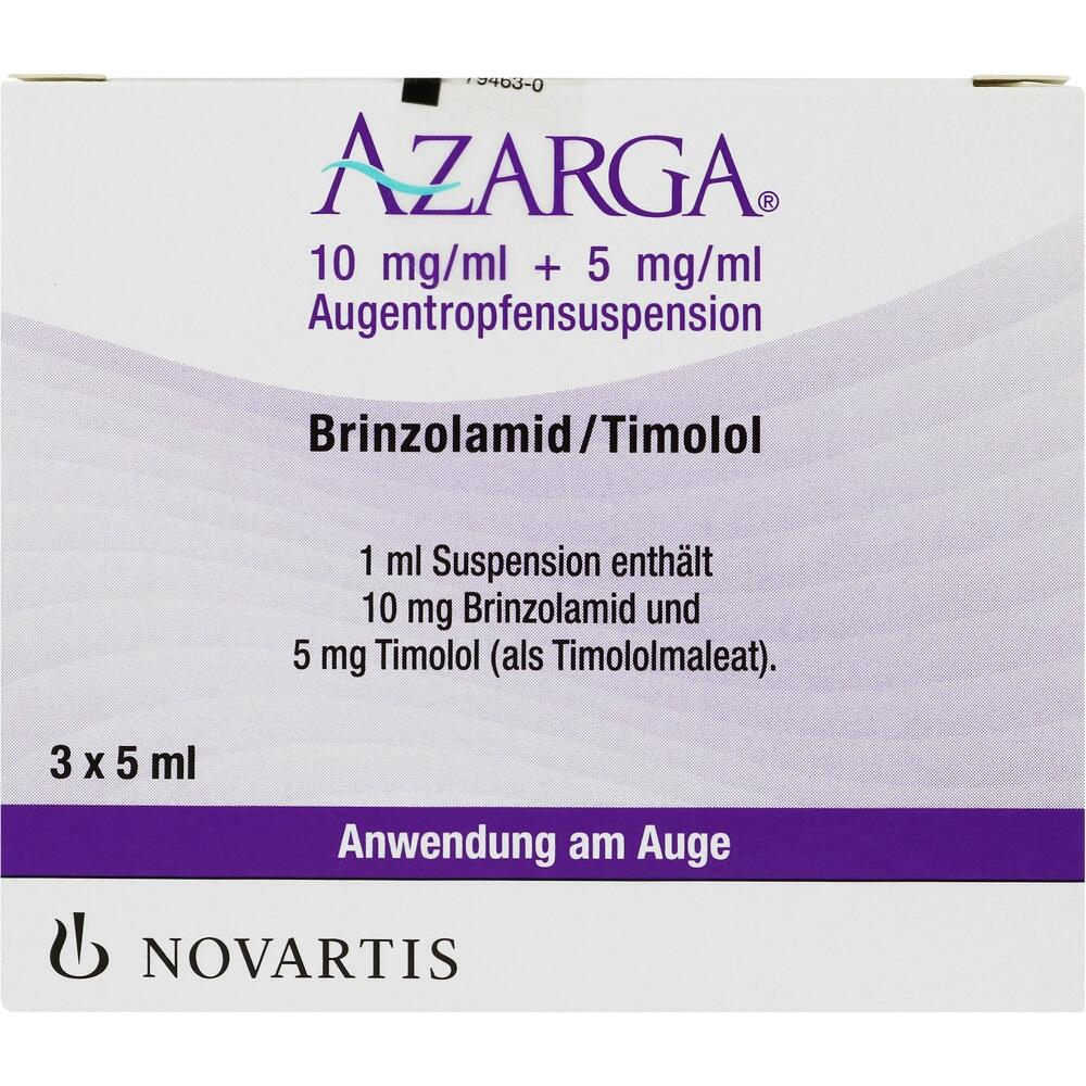 AZARGA 10mg/ml+5mg/ml Augentropfensuspension 3X5 ml Augentropfen
