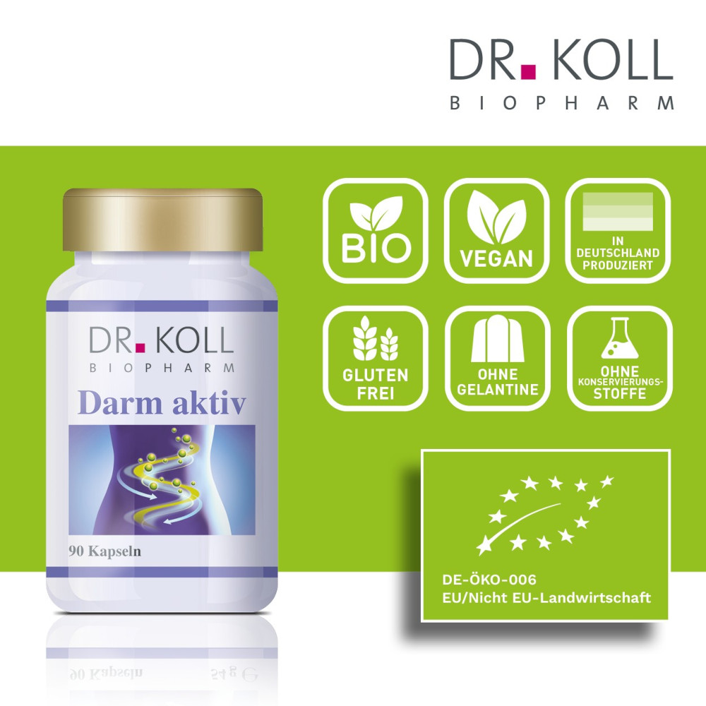 DR. KOLL Darm Aktiv 90 St Kapseln