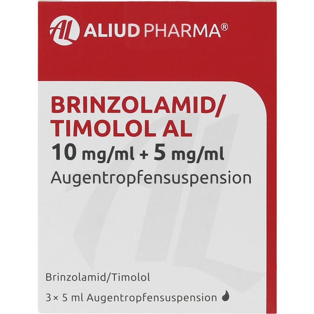 BRINZOLAMID/TIMOLOL AL 10+5 mg/ml 3X5 ml Augentropfen