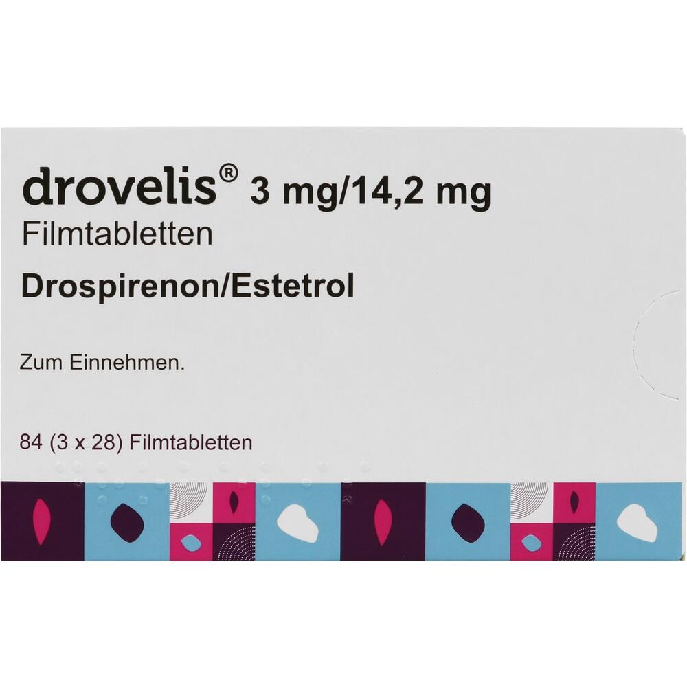 drovelis 3 mg / 14,2 mg 3X28 St Filmtabletten