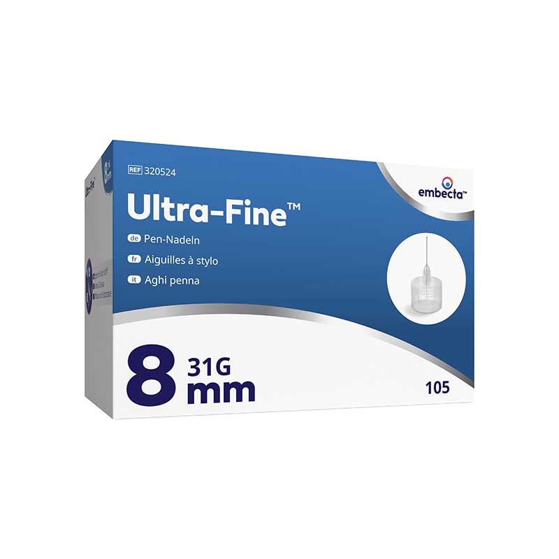 Ultra-Fine Pen-Nadeln 0,25x8 mm 31 G 105 St Kanüle
