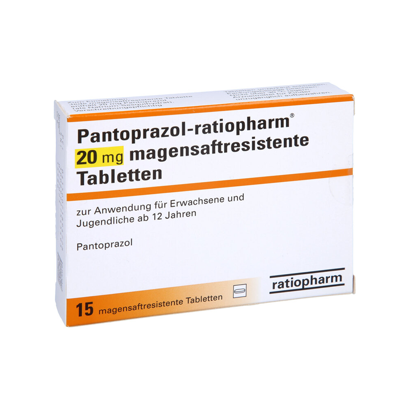 Pantoprazol-ratiopharm 20mg 15 St Tabletten magensaftresistent