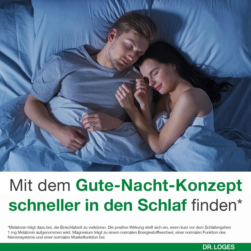 magnesium-Loges Gute Nacht mit Melatonin 30 St Kapseln
