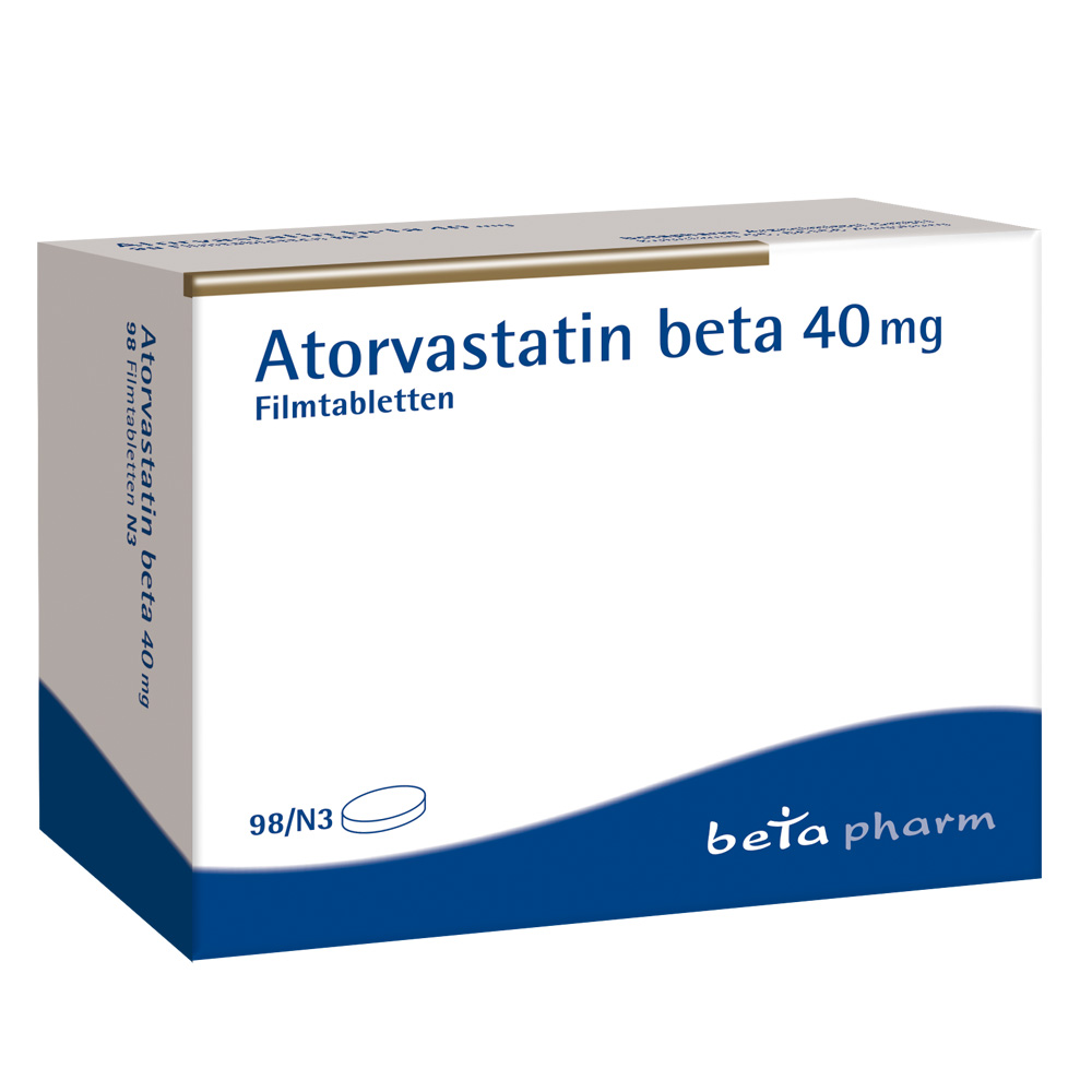 Atorvastatin beta 40mg 98 St Filmtabletten
