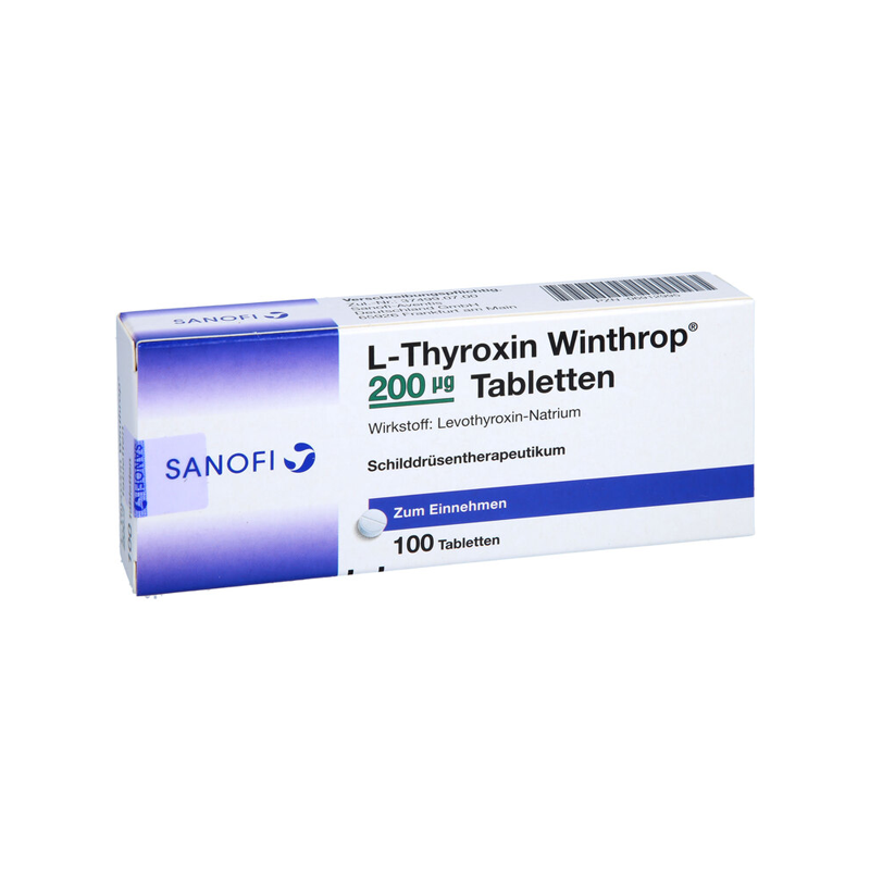 L-Thyroxin Winthrop 200μg 100 St Tabletten