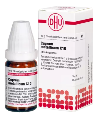 CUPRUM METALLICUM C 10 Globuli 10 g Globuli