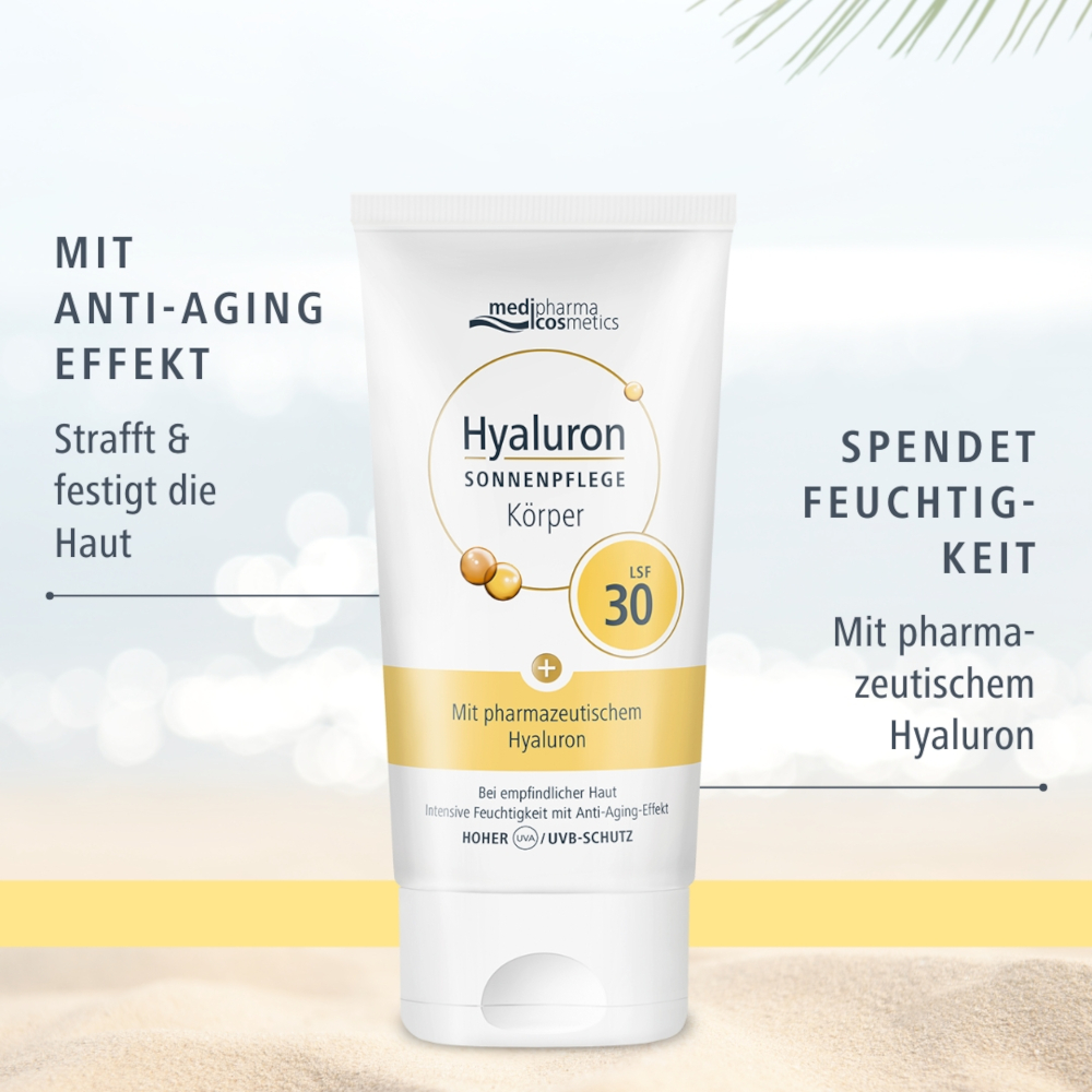 HYALURON Sonnenpflege Körper LSF 30 150 ml Creme