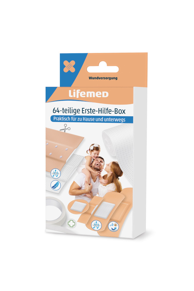 Lifemed Erste-Hilfe-Box 64-teilig 64 St Pflaster