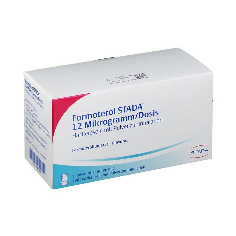 Formoterol STADA 12 Mikrogramm/Dosis 3X60 St Hartkapseln mit Pulver zur Inhalation