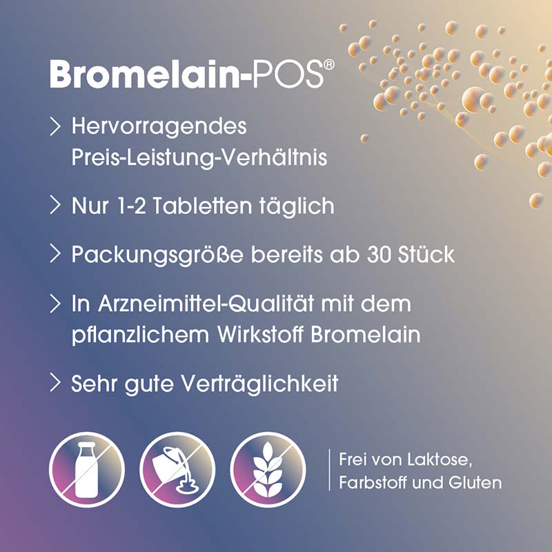 Bromelain-POS 30 St Tabletten magensaftresistent