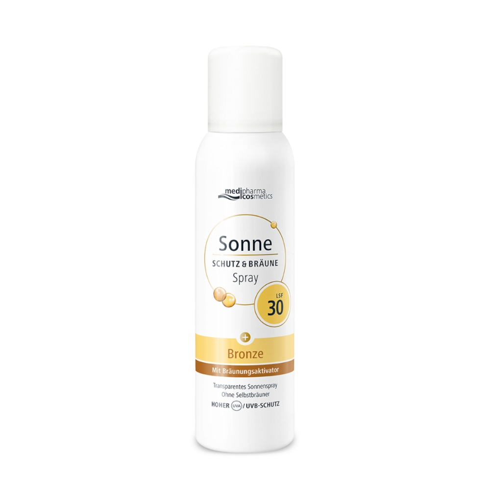 medipharma cosmetics Sonne SCHUTZ & BRÄUNE LSF 30 Aerosol-Spray 150 ml Spray