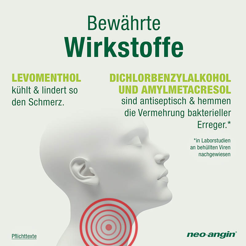 neo-angin HALSTABLETTEN Kirsche ZUCKERFREI 24 St Lutschtabletten