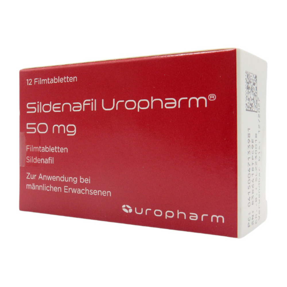 Sildenafil Uropharm 50mg 12 St Filmtabletten