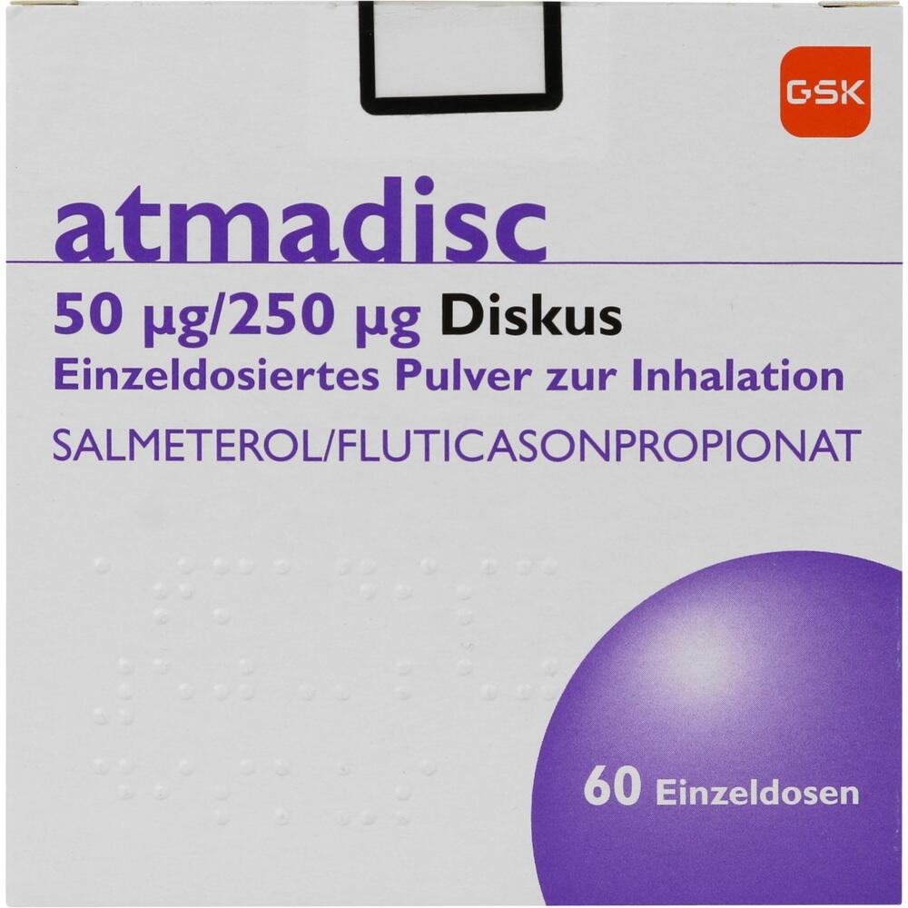 atmadisc 50μg/250μg Diskus 60 St Inhalationspulver