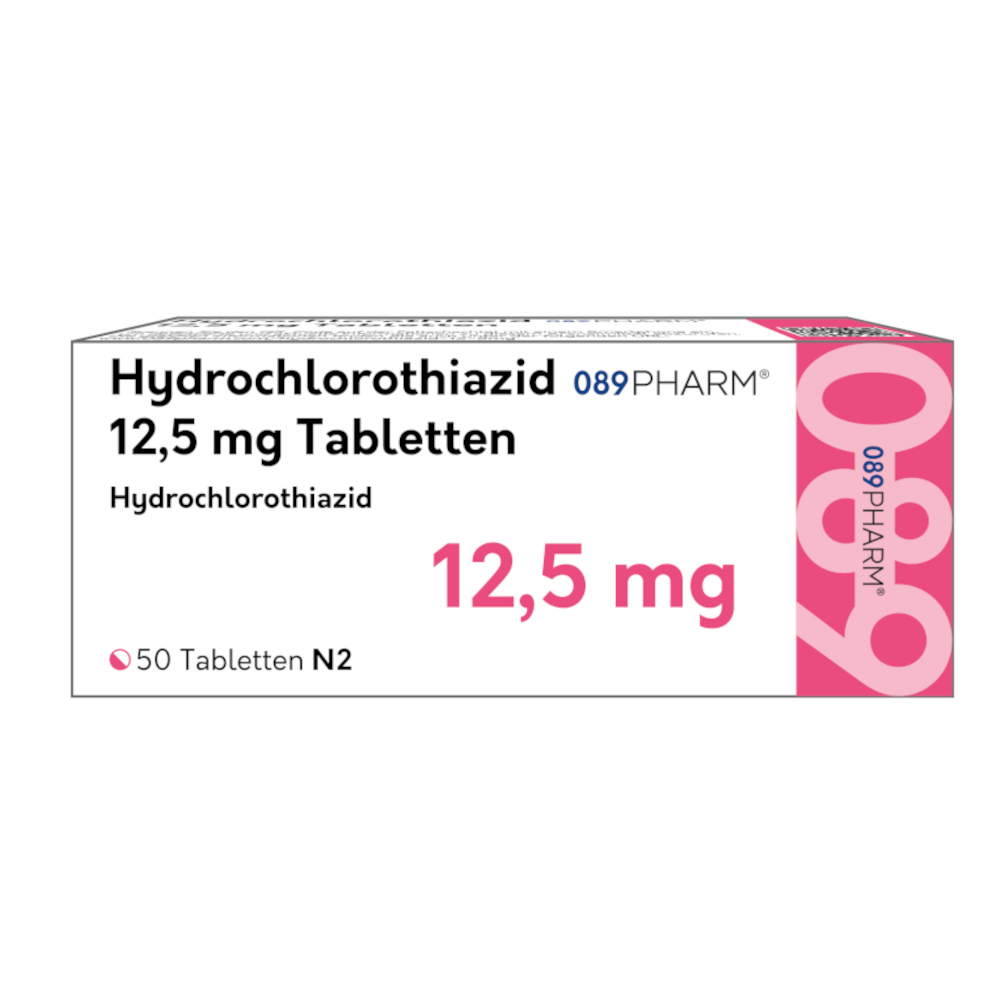 Hydrochlorothiazid 089PHARM 12,5 mg 50 St Tabletten