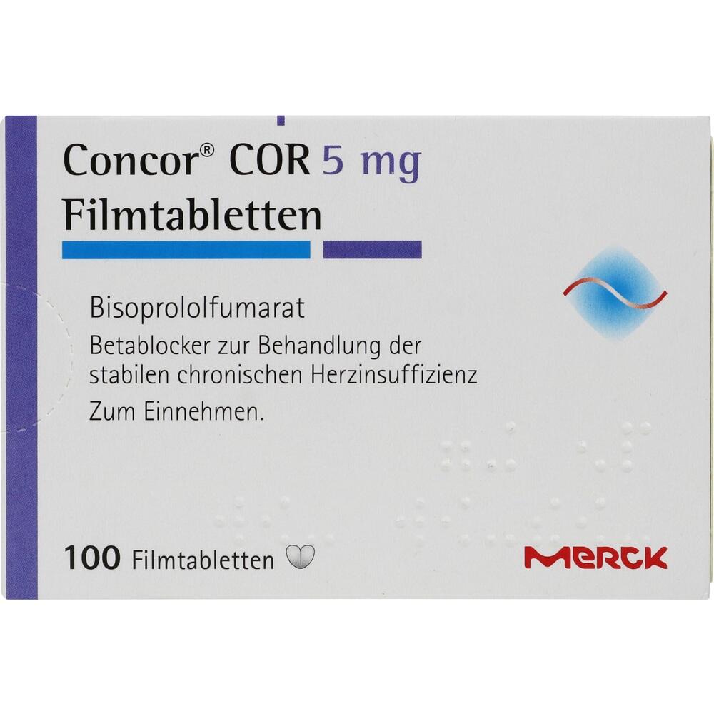 Concor COR 5mg 100 St Filmtabletten