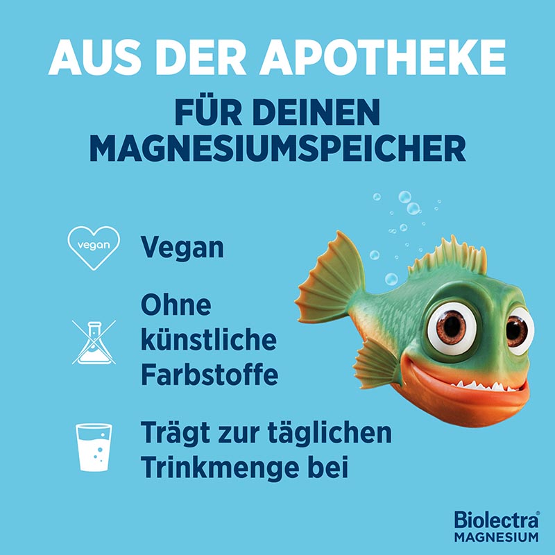 Biolectra MAGNESIUM 150mg Zitrone  40 St Brausetabletten