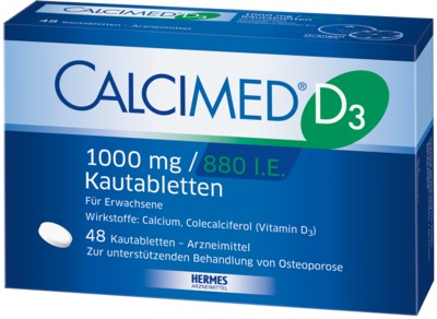 Calcimed D3 1000mg/880 I.E. 48 St Kautabletten