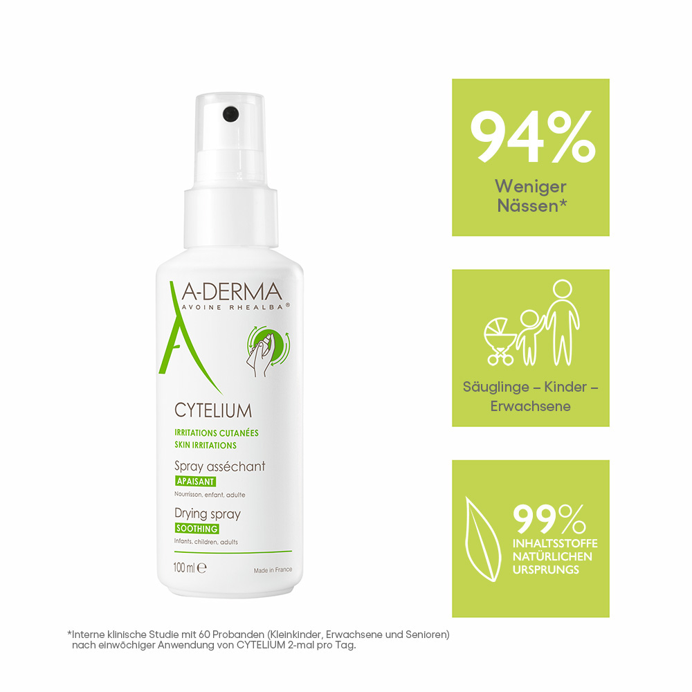 A-DERMA CYTELIUM Pflege-Spray 100 ml Spray