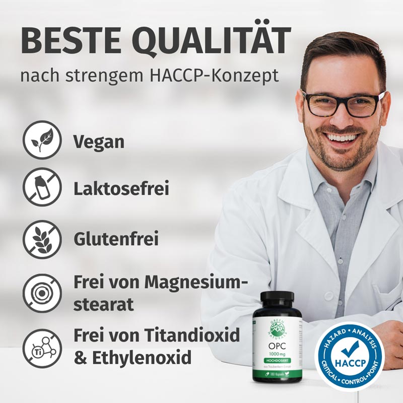 GREEN NATURALS OPC 1000 mg 180 St Kapseln