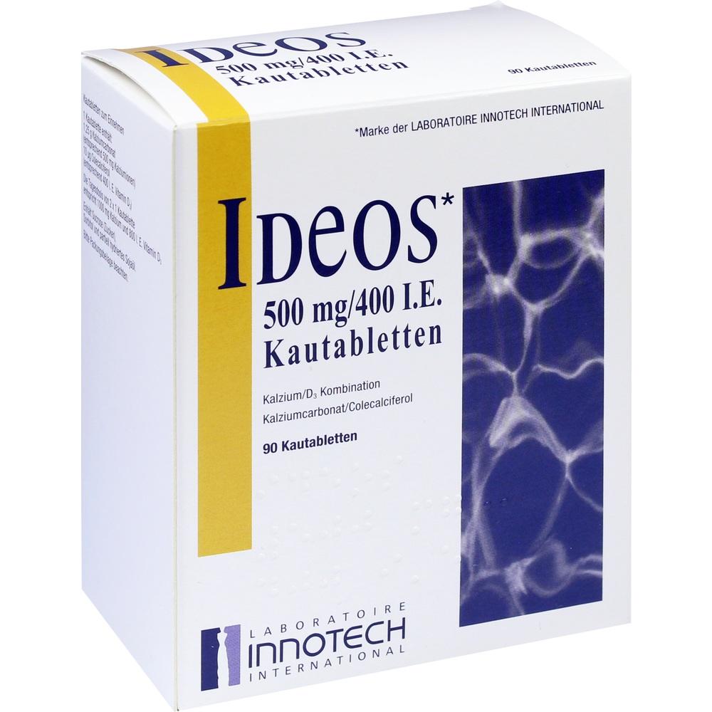 IDEOS 500 mg/400 I.E. Kautabletten 90 St Kautabletten