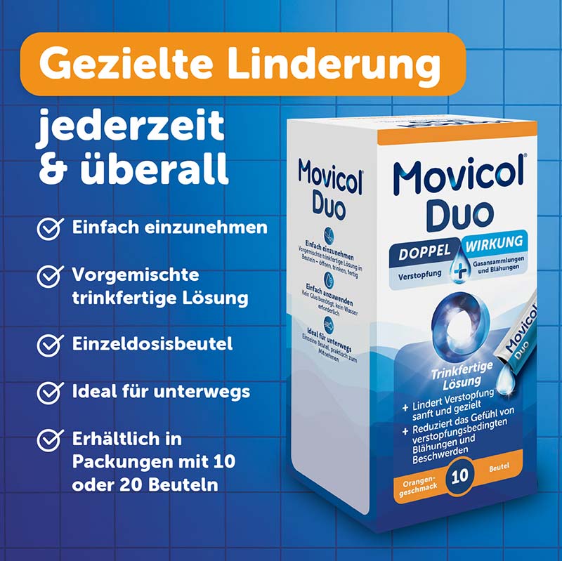 Movicol Duo 20 St Lösung zum Einnehmen