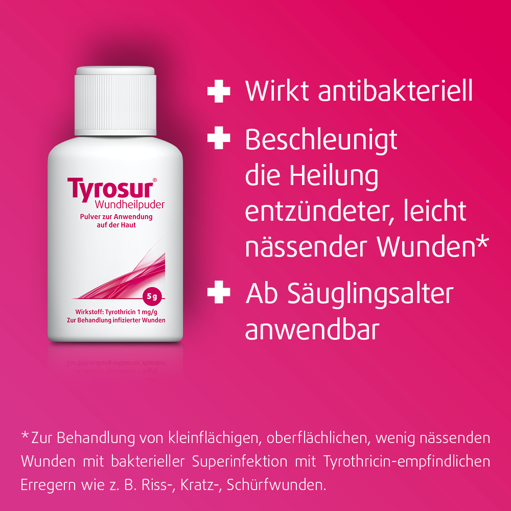 Tyrosur Wundheilpuder 20 g Puder