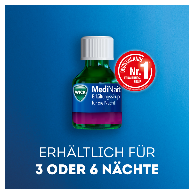 WICK MediNait Erkältungssirup für die Nacht 90 ml Sirup