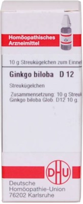 GINKGO BILOBA D 12 Globuli 10 g Globuli