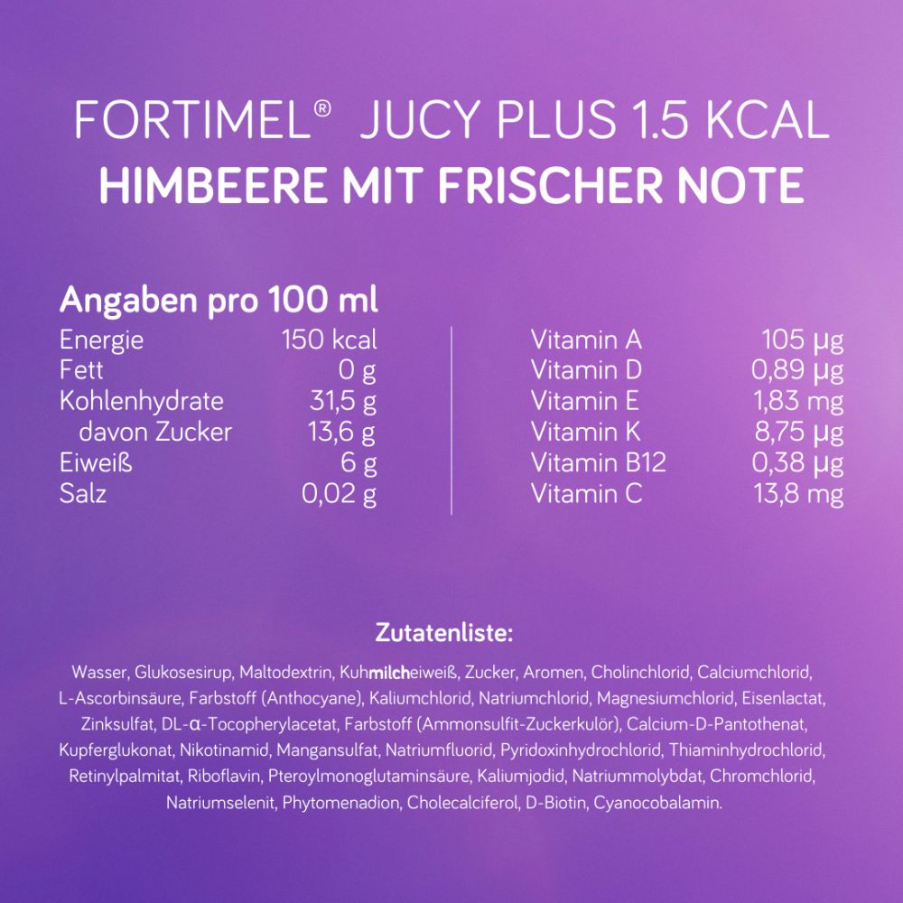 Fortimel Jucy Plus Mischkarton 32X200 ml Flüssigkeit