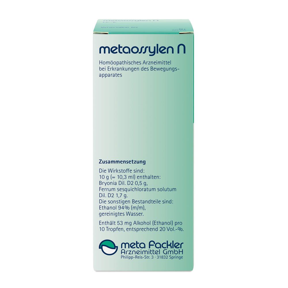 METAOSSYLEN N Tropfen zum Einnehmen 50 ml Mischung