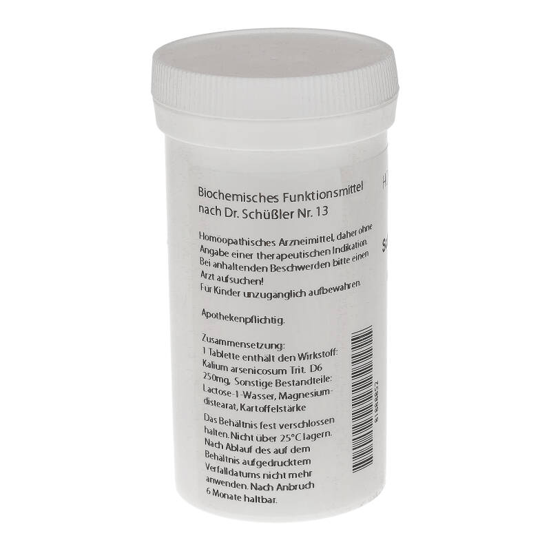 HOMOEOPATHIEFUCHS Schüssler-Salz Nummer 13 Kalium arsenicosum D6 Biochemie 400 St Tabletten