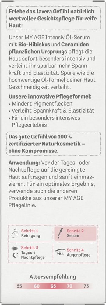 lavera MY AGE INTENSIV ÖL-SERUM 30 ml Elixier