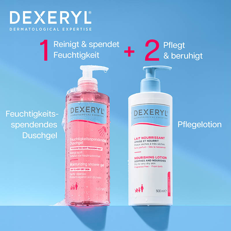DEXERYL Feuchtigkeitsspendendes Duschgel 500 ml Duschgel