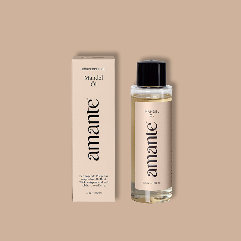 Mandelöl 100% Rein Hautpflegeöl Amante 100 ml Öl