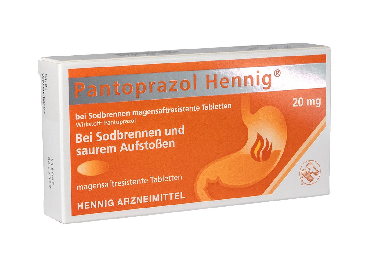 Pantoprazol Hennig bei Sodbrennen 20mg 7 St Tabletten magensaftresistent