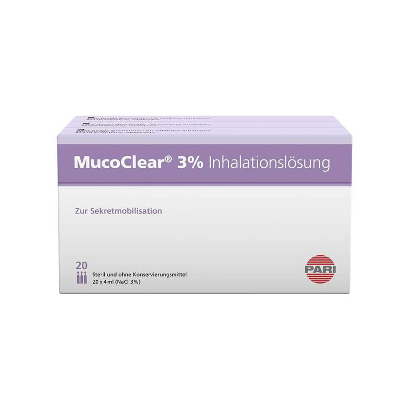 MUCOCLEAR 3% NaCl Inhalationslösung 60X4 ml Inhalationslösung