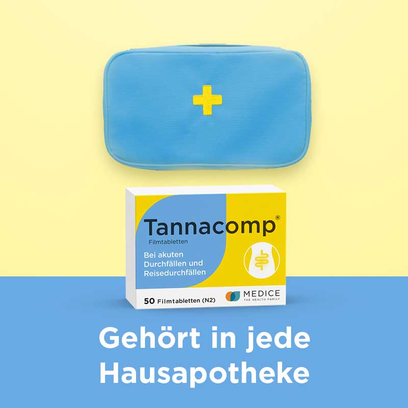 Tannacomp bei akutem Durchfall 50 St Filmtabletten