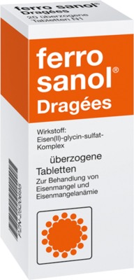 Ferro sanol 40mg Dragees 100 St Überzogene Tabletten