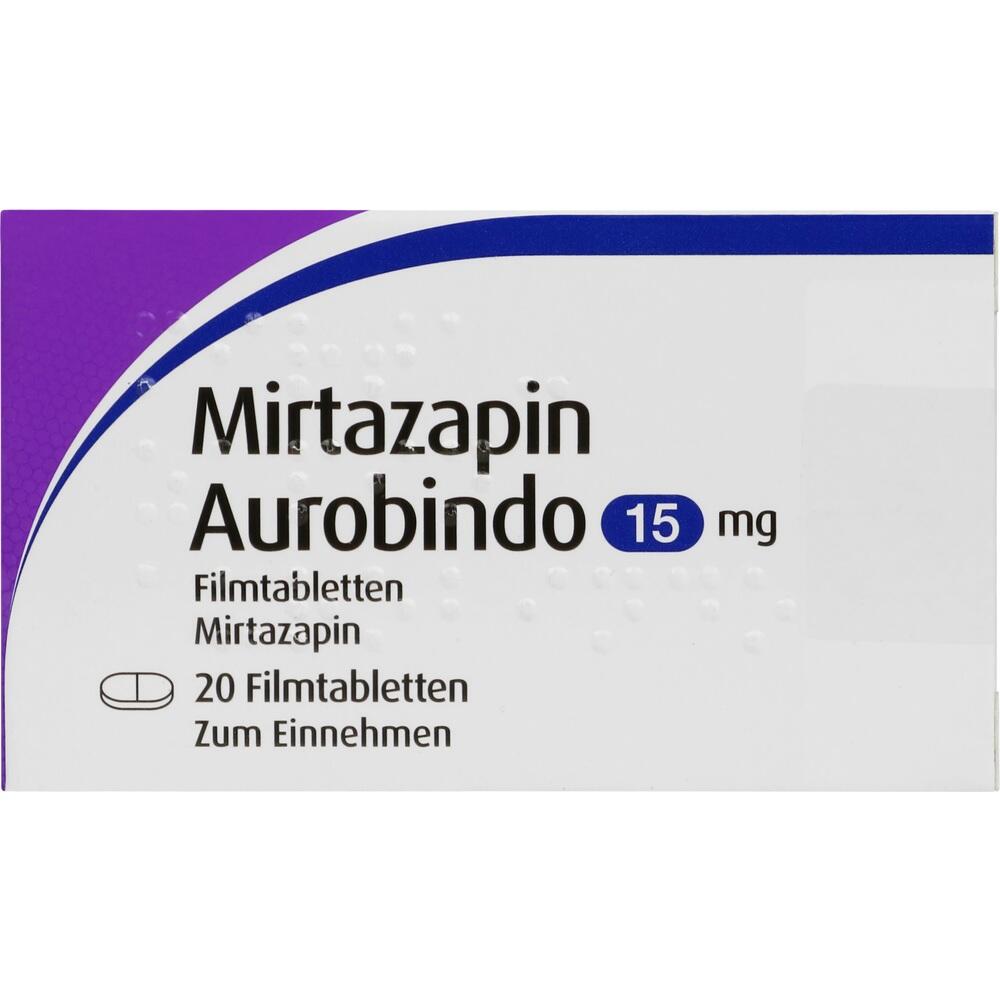 Mirtazapin Aurobindo 15mg 20 St Filmtabletten