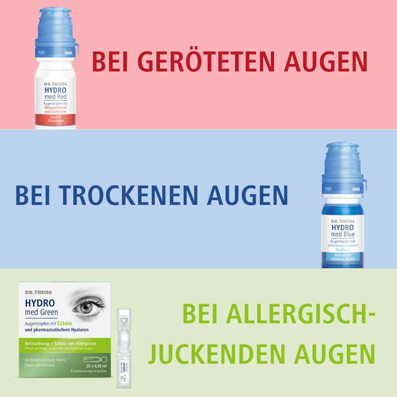 DR.THEISS HYDRO med Red 10 ml Augentropfen