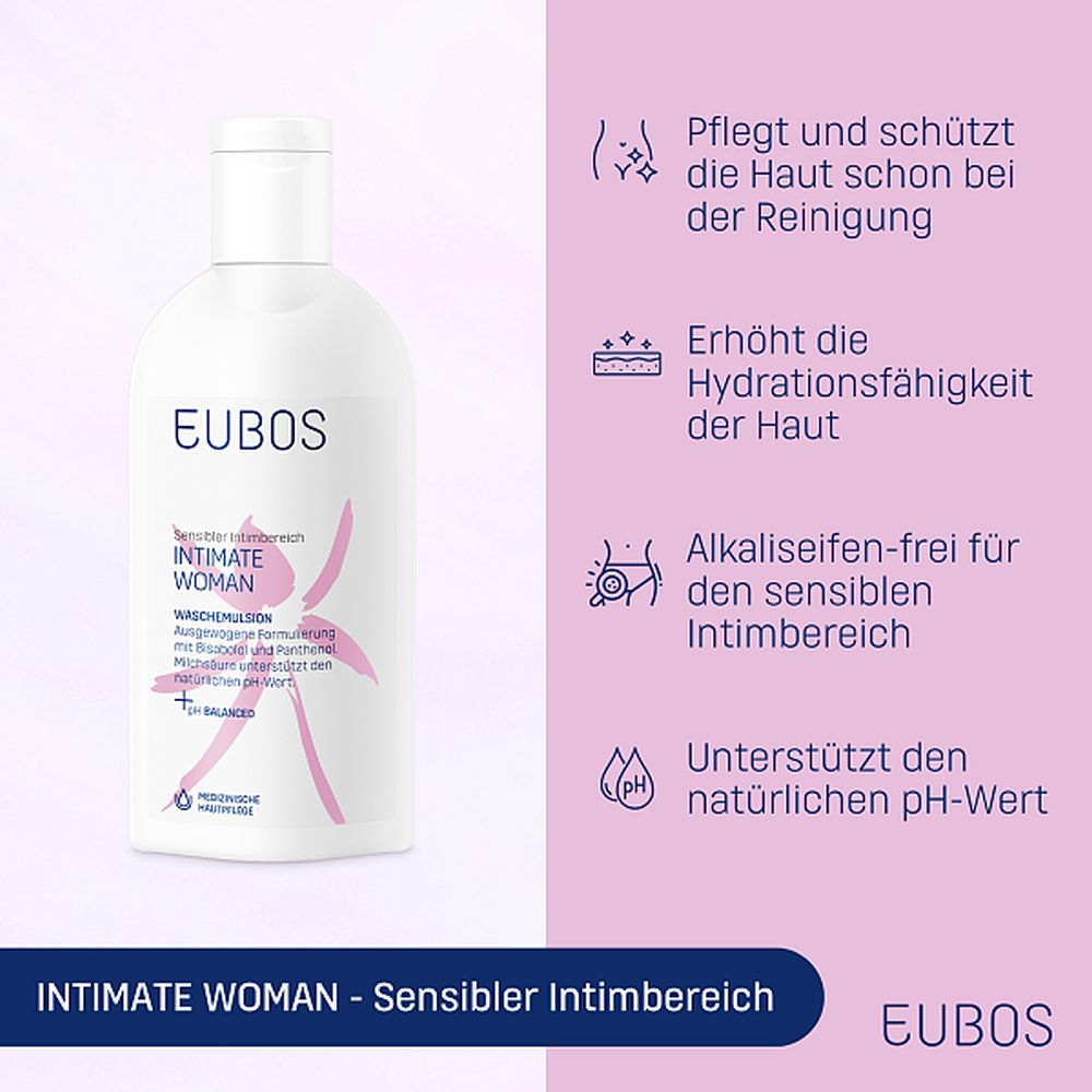 EUBOS INTIMATE WOMEN WASCHEMULSION 200 ml Lotion