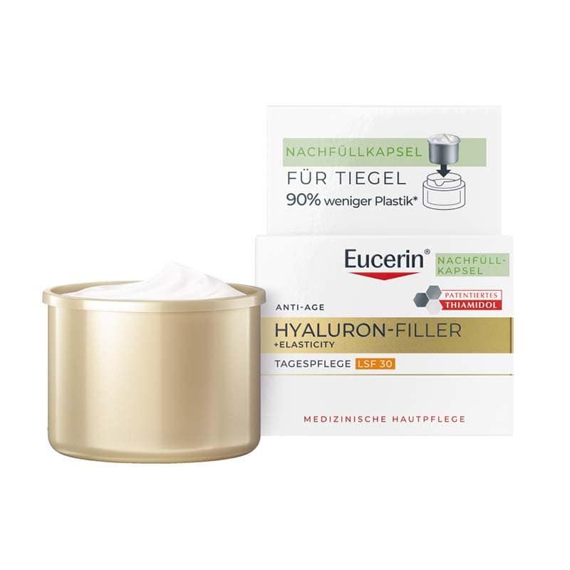 Eucerin HYALURON FILLER + ELASTICITY TAG LSF 30 Nachfüllpack 50 ml Creme
