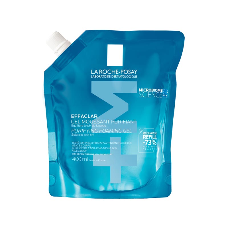 LA ROCHE-POSAY EFFACLAR SCHÄUMENDES REINIGUNSGGEL Nachfüllpack 400 ml Gel