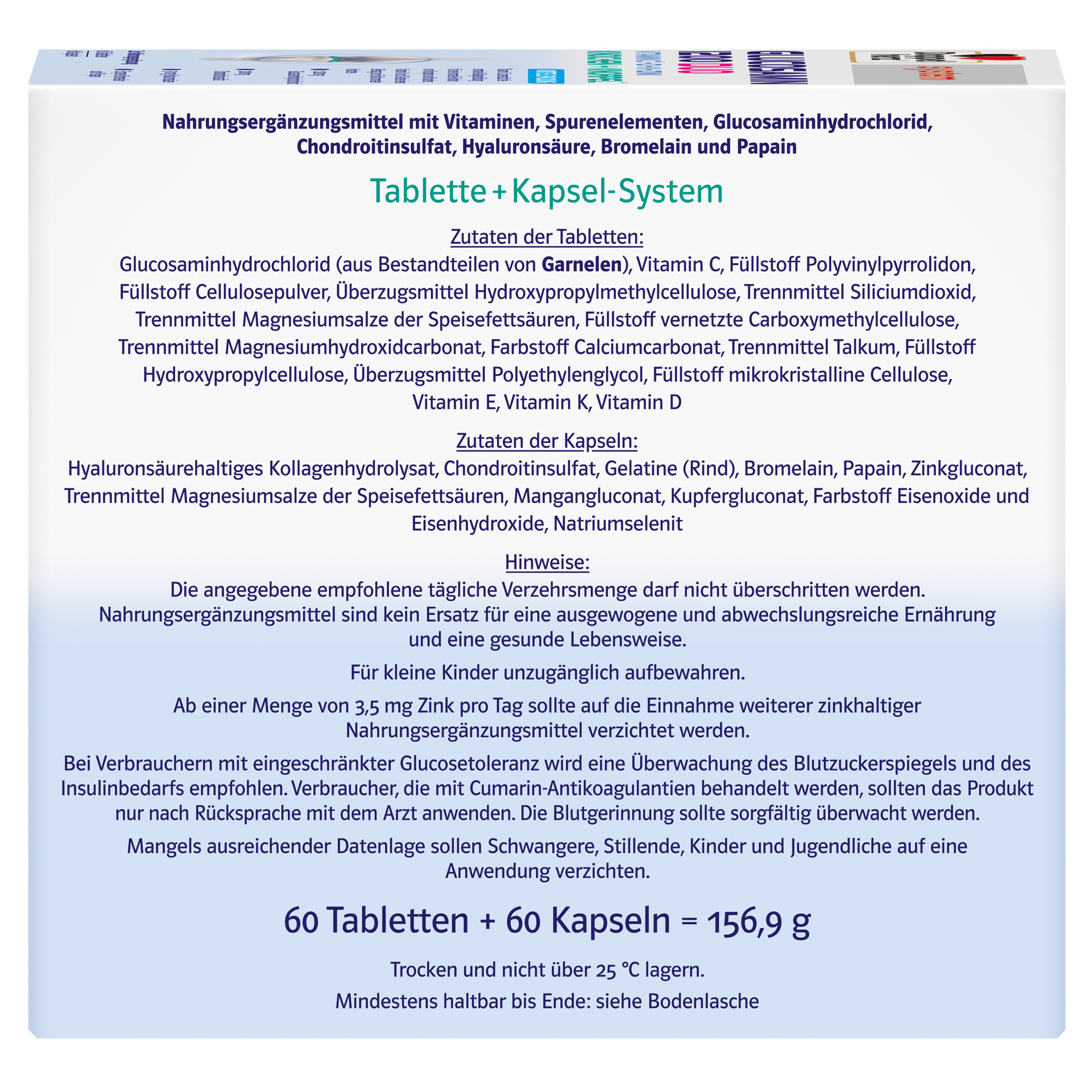 Doppelherz system GLUCOSAMIN 1200 DUO  120 St Kombipackung